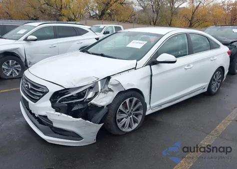 2016 Hyundai Sonata Sport from USA, damaged, VIN 5NPE34AF5GH344833